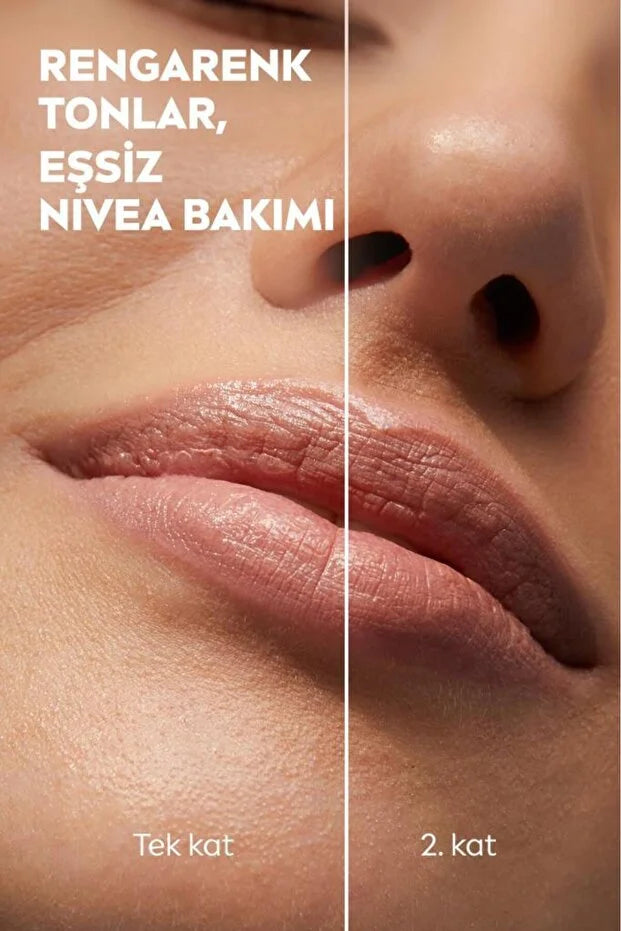 Nivea Renkli Dudak Bakim Kremi Yanak Balmi Nude 4.8gr