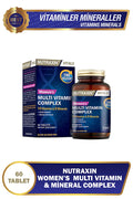 Nutraxin Multivitamin Mineral Kompleksi Kadinlara ÖZEL 60 Tablet
