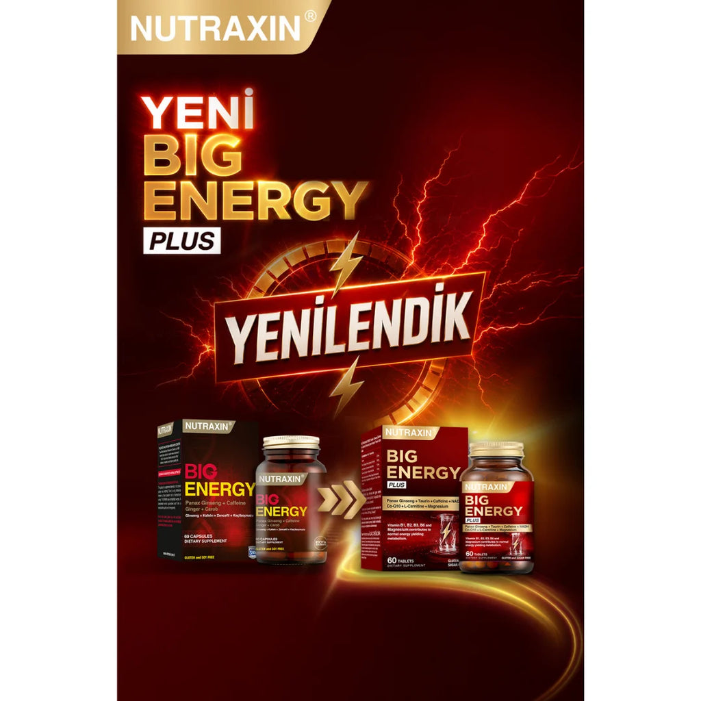 Nutraxin Big Energy Plus 60 Kapsül