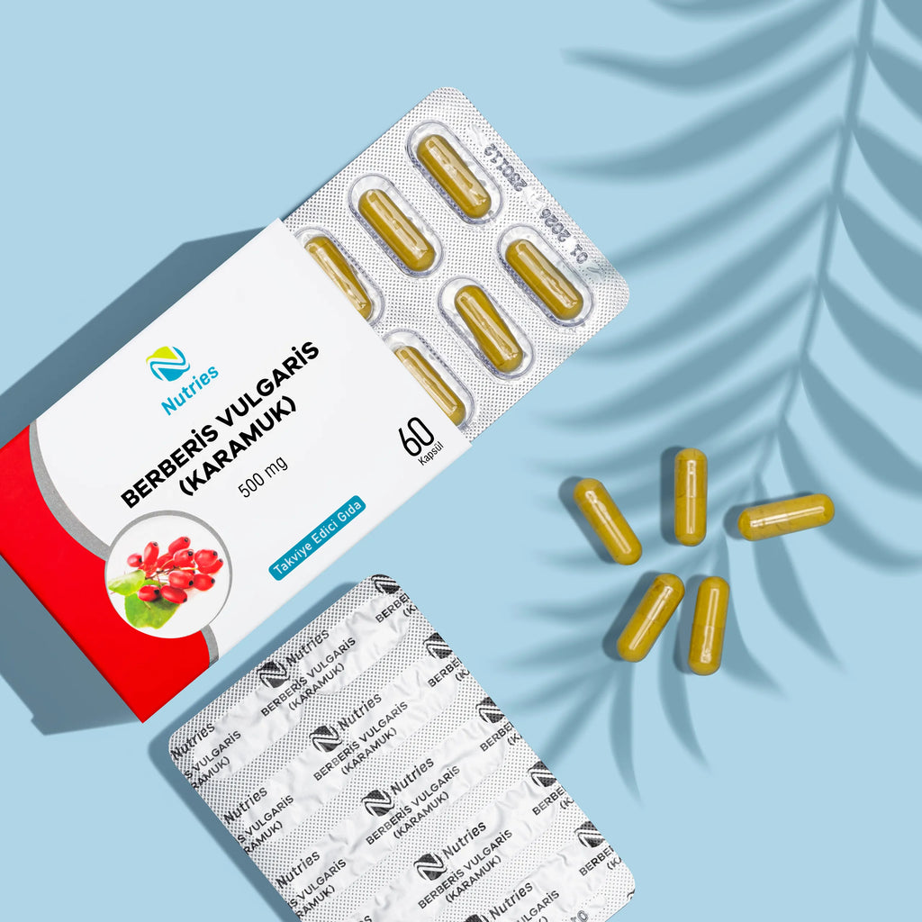 Nutries Berberis Vulgaris 500MG 60 Kapsül