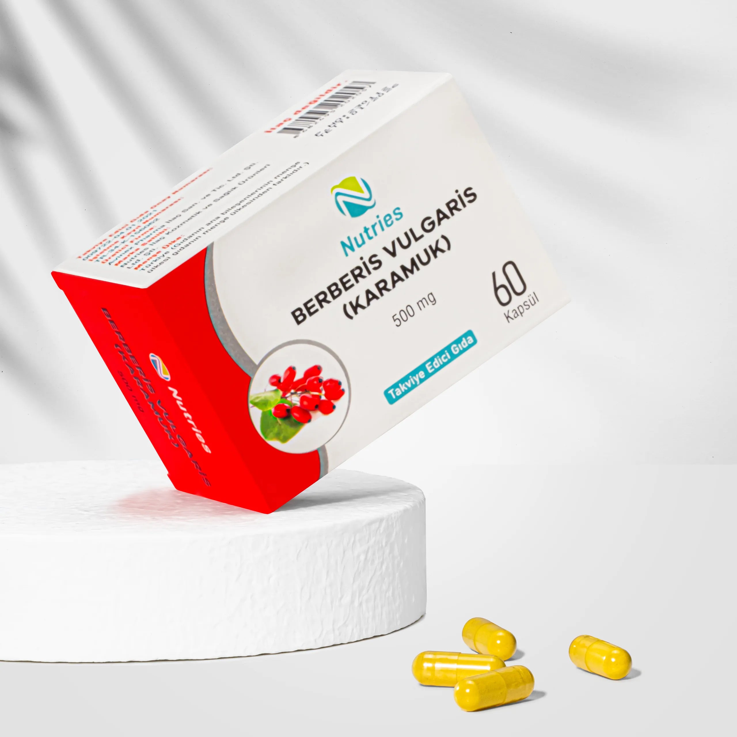 Nutries Berberis Vulgaris 500MG 60 Kapsül