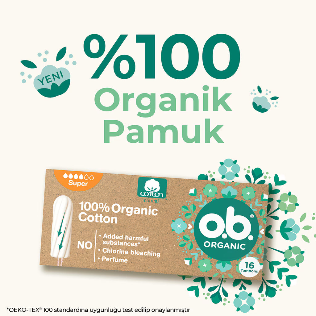 Ob Tampon Organic 16 Adet Normal