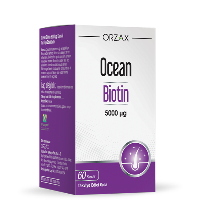 Ocean Biotin 5000MCG 60 Kapsül
