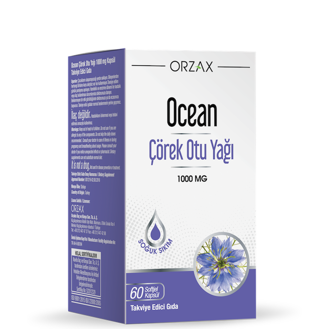 Ocean Çörek OTU YAĞI 1000MG 60 Kapsül