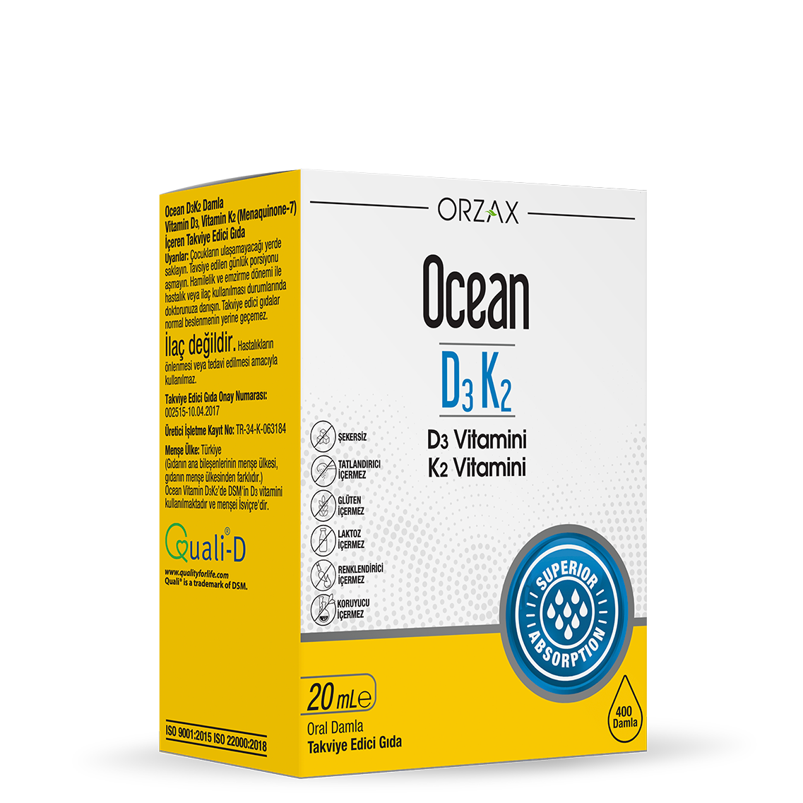 Ocean D3K2 Damla 20ML