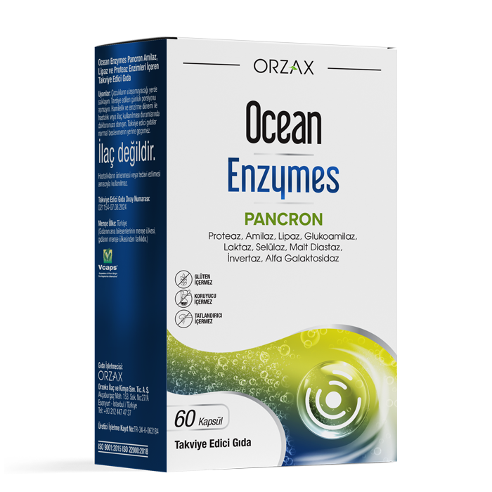 Ocean Enzymes Pancron 60 Kapsül