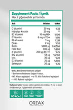 Ocean Gummies HSN 60 ADET Çiğnenebilir JEL FORM HAIR SKIN Nails