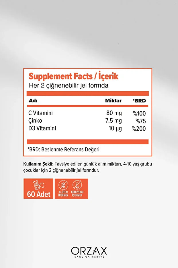 Ocean Gummies Multivitamin Adult 60 ADET Çiğnenebilir JEL FORM