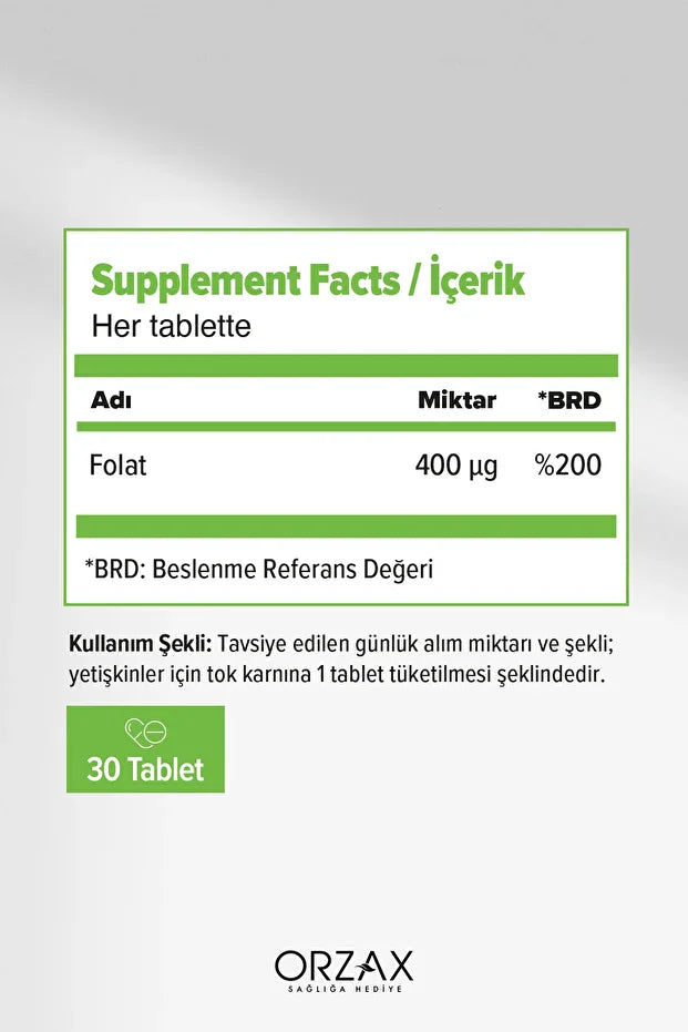Ocean Methyl Folat 30 Tablet