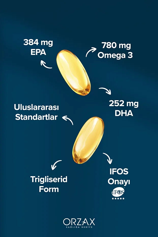 Ocean PLUS 1200MG 50 Kapsül Balik YAĞI Omega 3