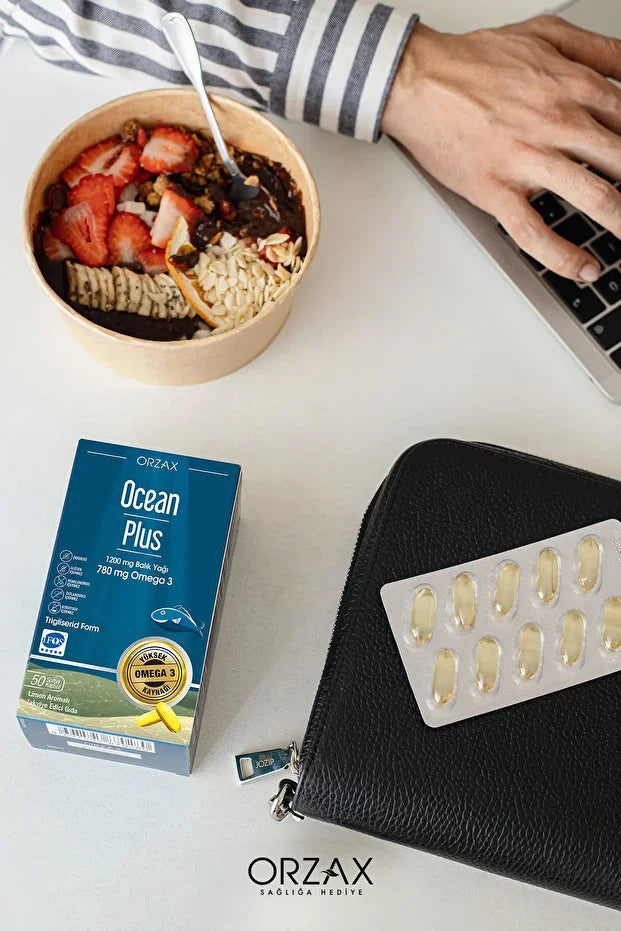 Ocean PLUS 1200MG 50 Kapsül Balik YAĞI Omega 3