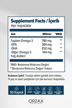 Ocean PLUS 1200MG 50 Kapsül Balik YAĞI Omega 3