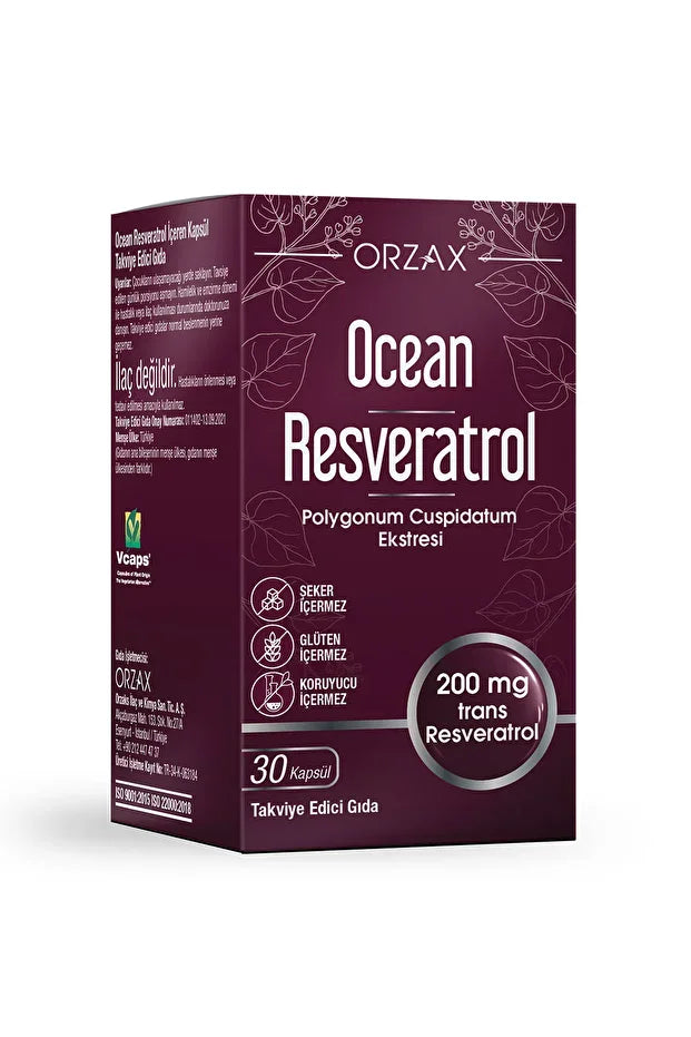 Ocean Resveratrol 200MG 30 Kapsül