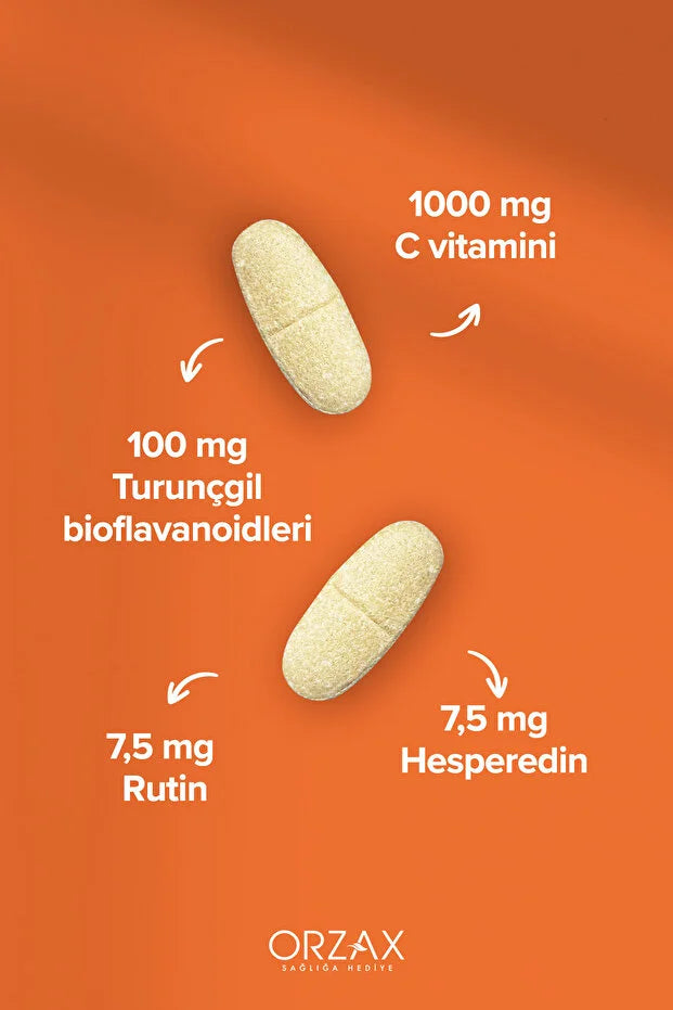 Ocean Vitamin C 1000MG 30 Tablet Bioflavonoidler