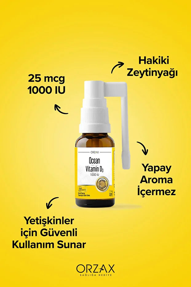 Ocean Vitamin D3 1000IU Sprey 20ML