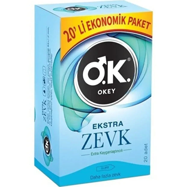 Okey Ekstra Zevk 20'li Prezervatif