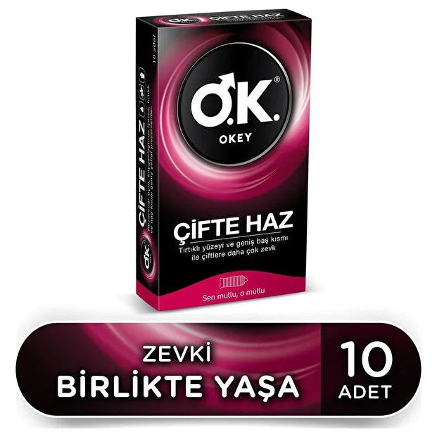 Okey Prezervatif 10 Lu Çifte Haz