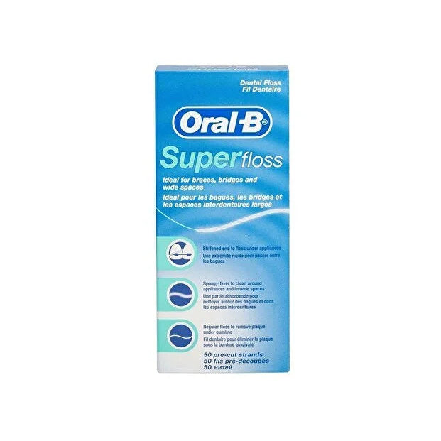 Oral-B Super Floss Diş İpi (50 Adet)