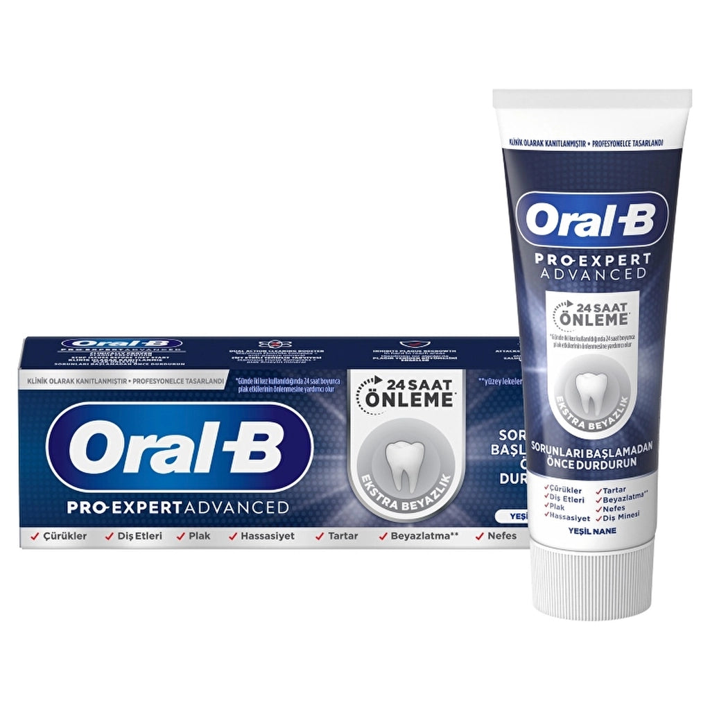 Oral B Pro-expert Advanced Yeşil Nane Diş Macunu 75ml
