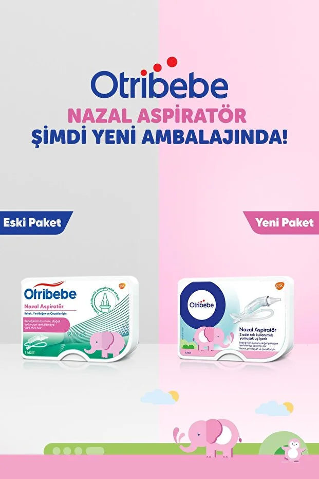 Otribebe Yumuşak Uçlu Nazal Bebe Burun Aspiratörü
