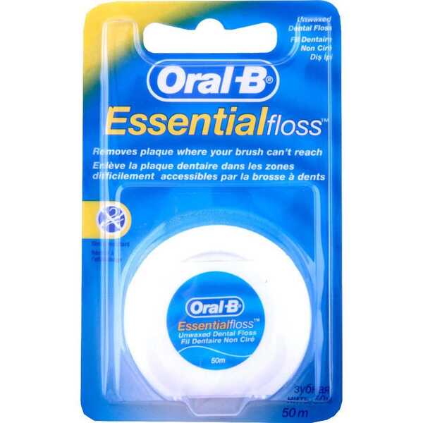 Oral-B DiŞ İPi EssentiAl Floss Mint Mumsuz 50Mt
