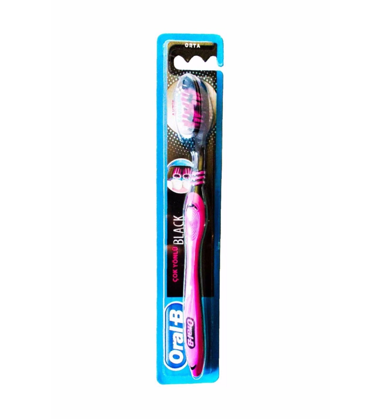 Oral-B Black Çok Yönlü Aktif Kavrama Diş Fırçası (Orta)