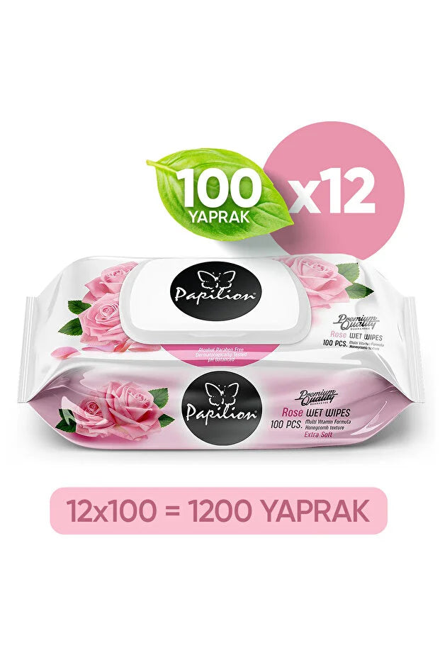 Papilion Islak Havlu Rose