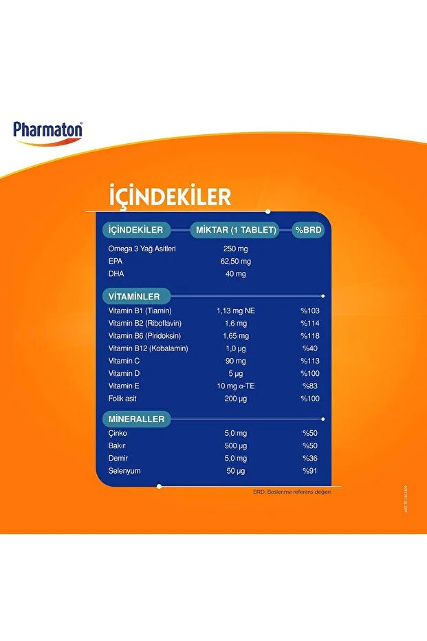 Pharmaton 50 PLUS 30 Kapsül