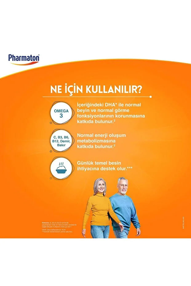 Pharmaton 50 PLUS 30 Kapsül