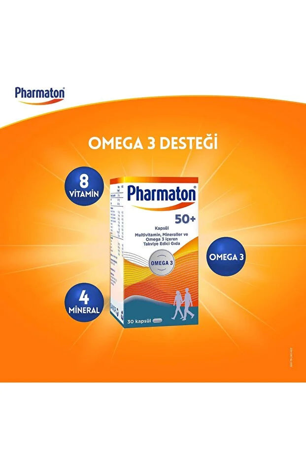 Pharmaton 50 PLUS 30 Kapsül