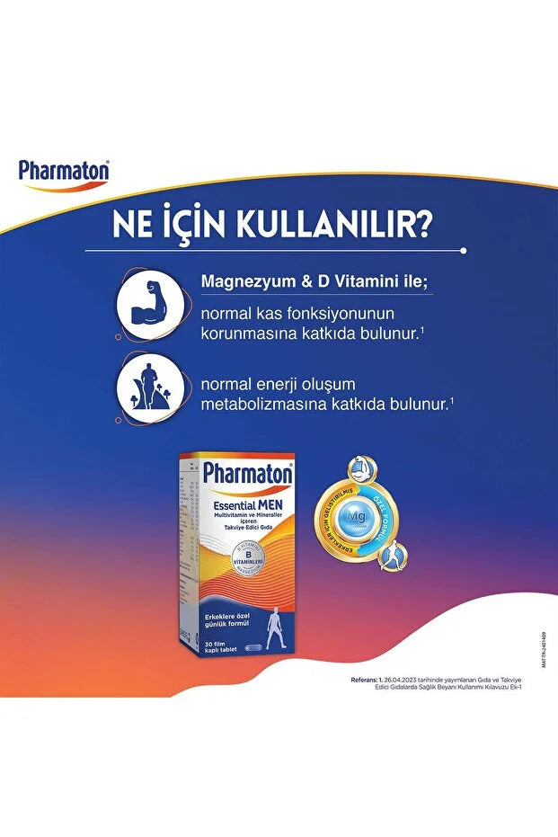 Pharmaton Essential MEN 30 FILM Kapli Tablet