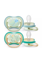 Philips Avent Ultra Air Nighttime Gece Emzik 0-6 Ay Erkek 2 Adetx6