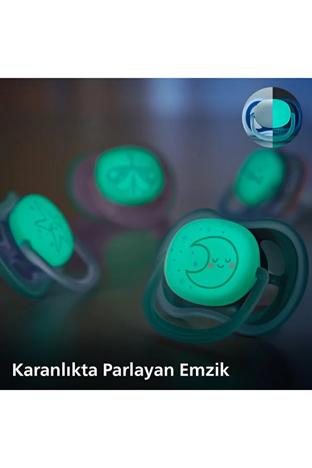 Philips Avent Ultra Air Silikon Emzik 18+ Ay Erkek 2 Adetx6