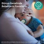 Philips Avent Ultra Air Silikon Emzik 18+ Ay Erkek 2 Adetx6