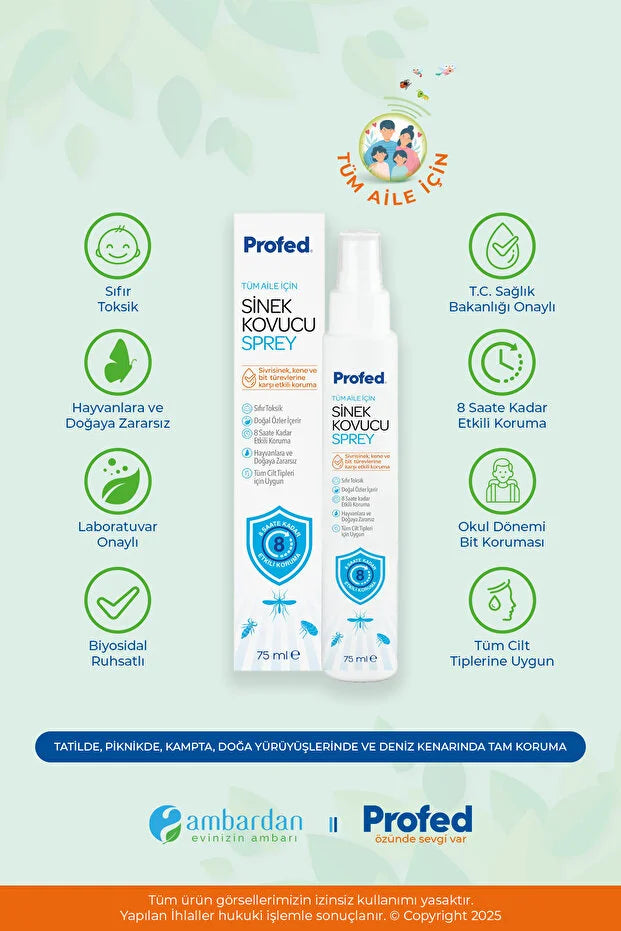Profed Sinek Kovucu Sprey 75ml