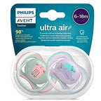 Philips Avent Ultra Air Silikon Emzik 18+ Ay Kiz 2 Adetx6