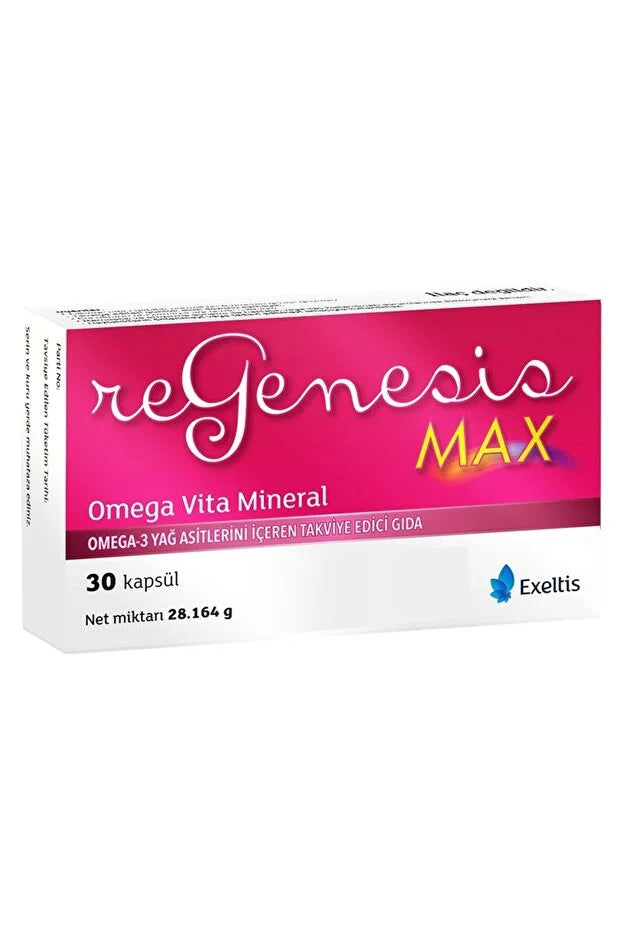 Regenesis MAX 30 Kapsül Omega VITA Mineral