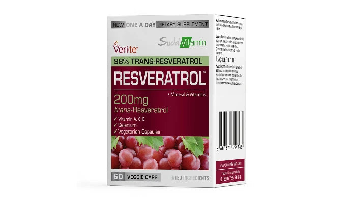 Suda Vitamin Resveratrol 60 Bitkisel Kapsül
