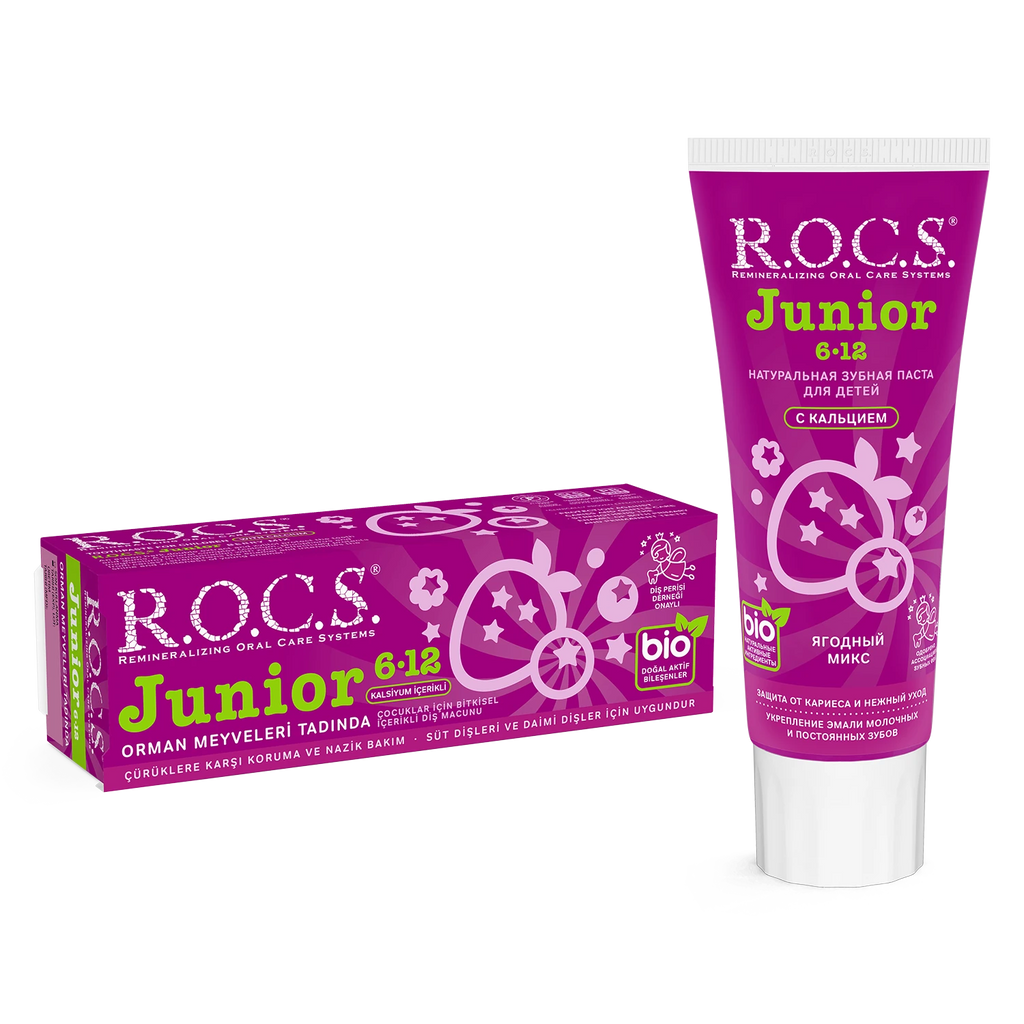Rocs Junior 6-12 Yaş Orman Meyveli Diş Macunu 60ml