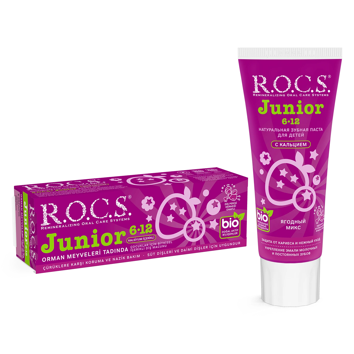 Rocs Junior 6-12 Yaş Orman Meyveli Diş Macunu 60ml
