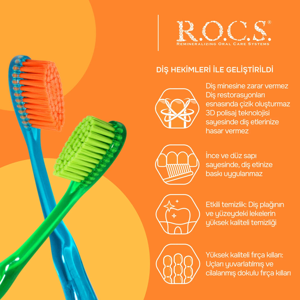 Rocs Junior Soft 6-12 Yaş Çocuk Diş Firçasi
