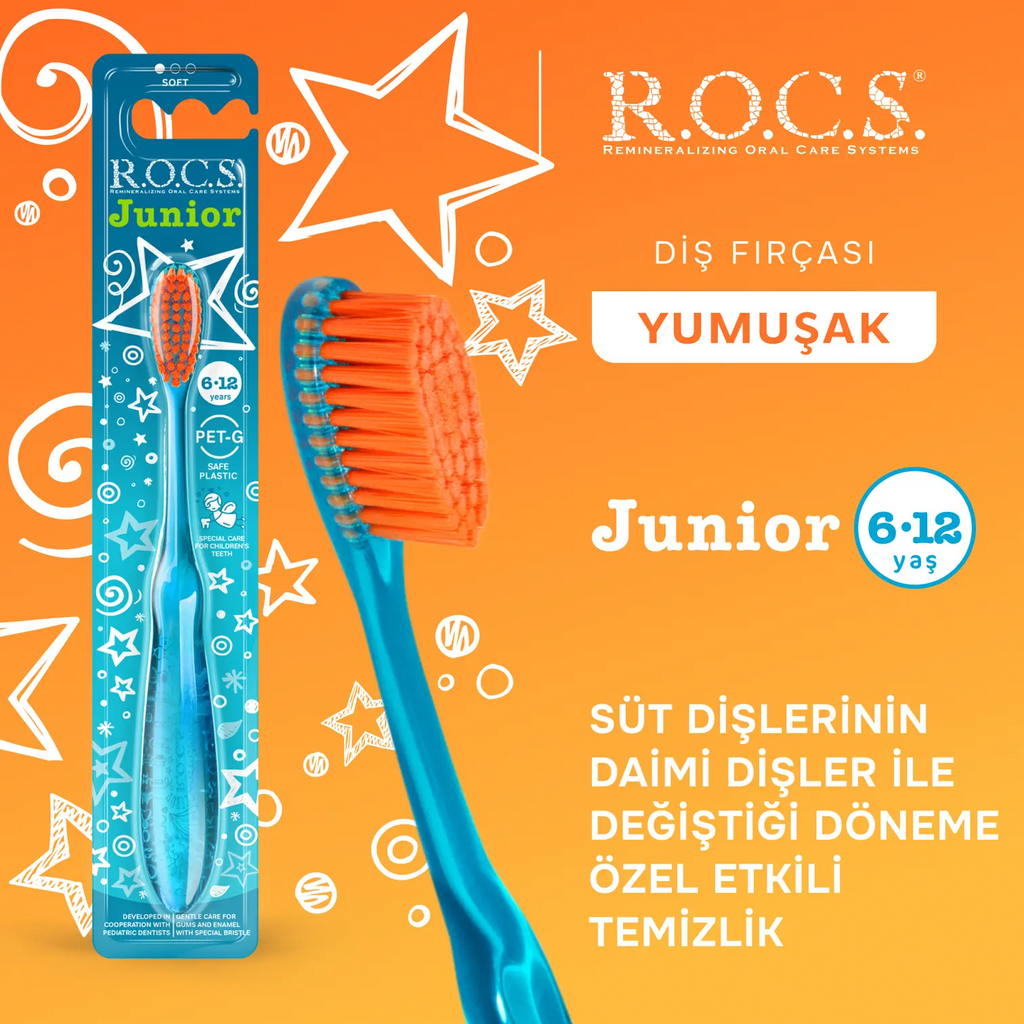 Rocs Junior Soft 6-12 Yaş Çocuk Diş Firçasi