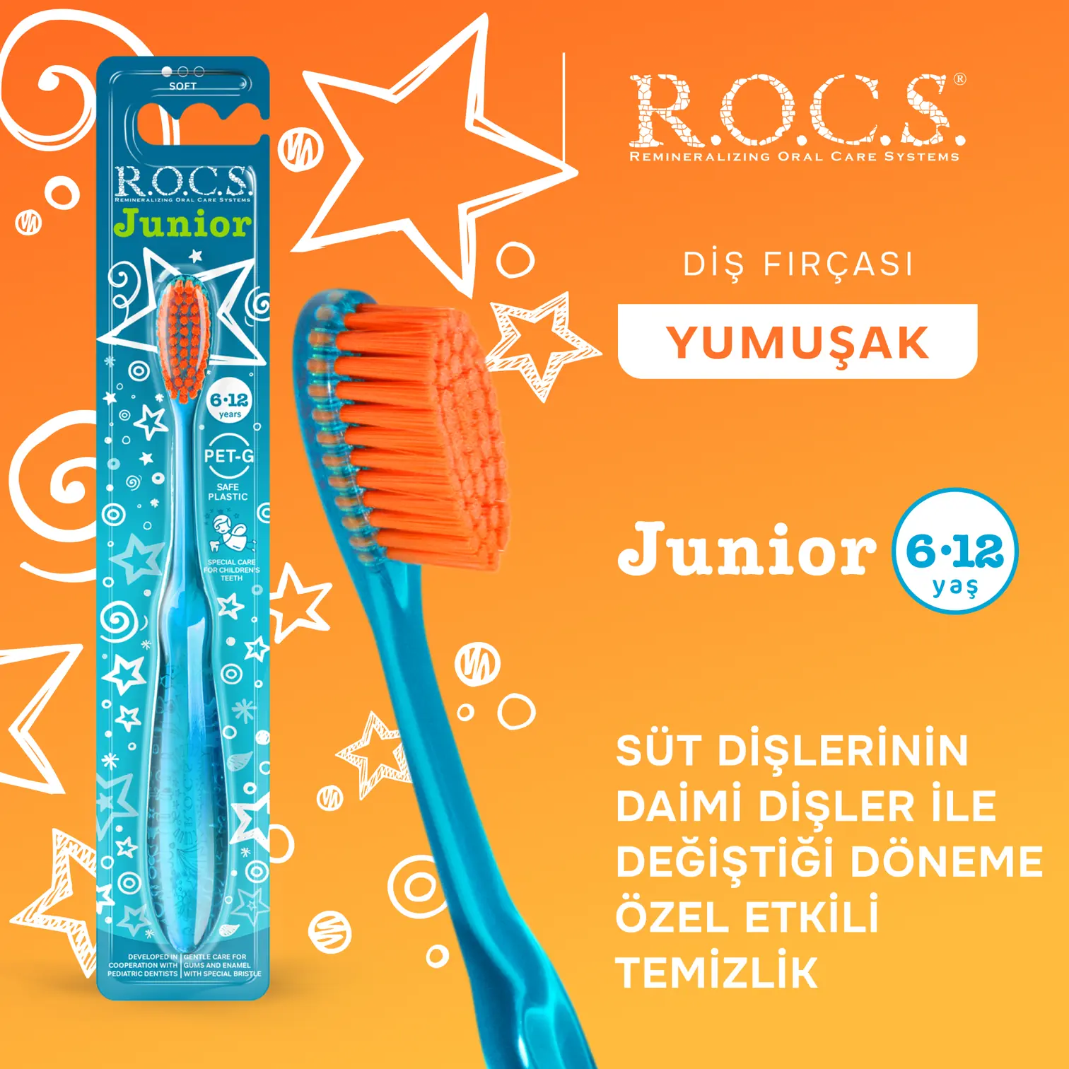 Rocs Junior Soft 6-12 Yaş Çocuk Diş Firçasi