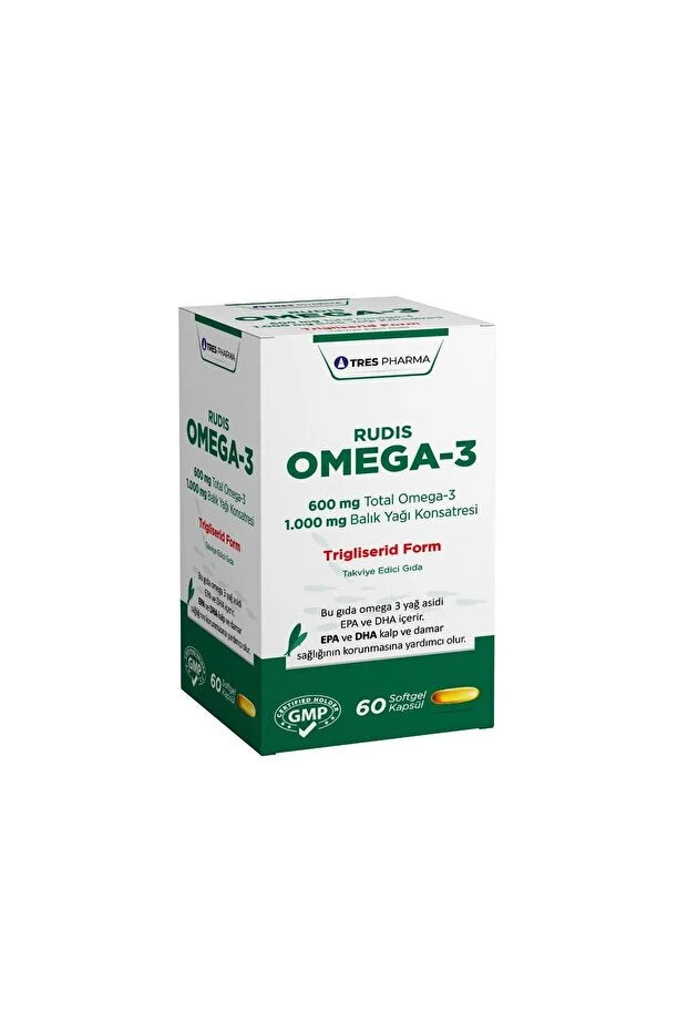 Rudis Omega 3 60 Softgel Kapsül