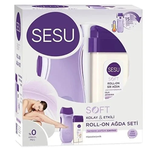 Sesu Kolay Ve Etkili Roll-on Ağda Seti