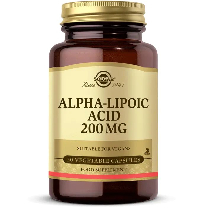 Solgar Alpha Lipoic ACID 200MG 50 Kapsül