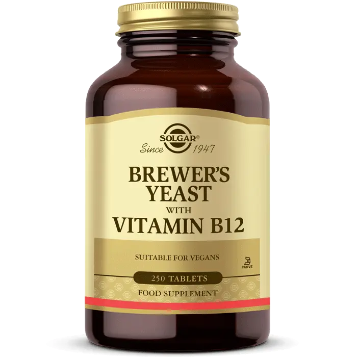 Solgar Brewers Yeast WITH Vitamin B12 250 Tablet