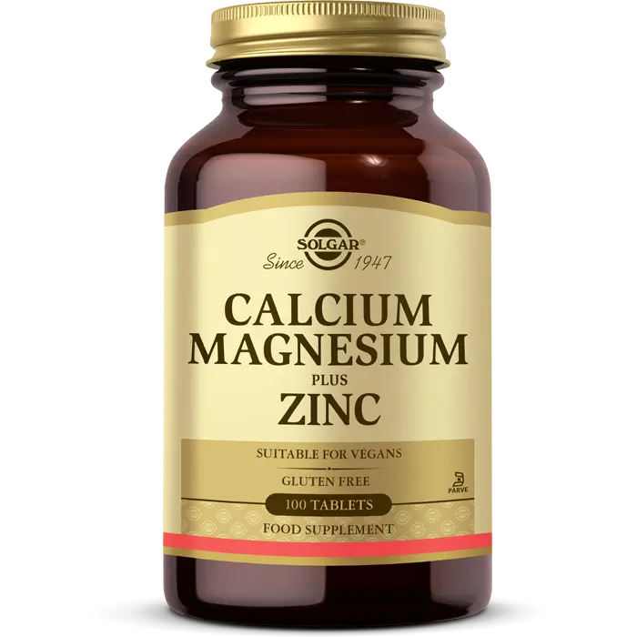 Solgar Calcium Magnesium PLUS ZINC 100 Tablet