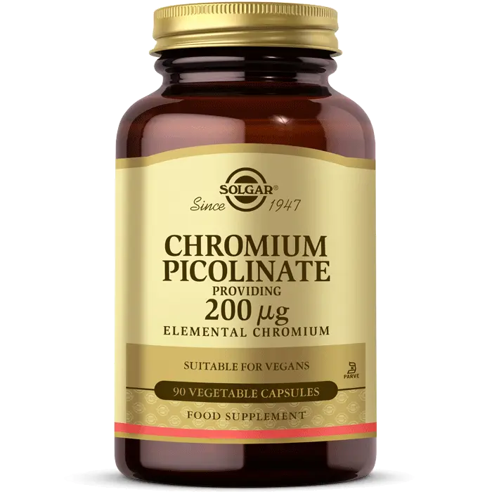 Solgar Chromium Picolinate 200MCG 90 Kapsül