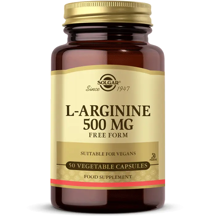 Solgar L-Arginine 500MG 50 Kapsül